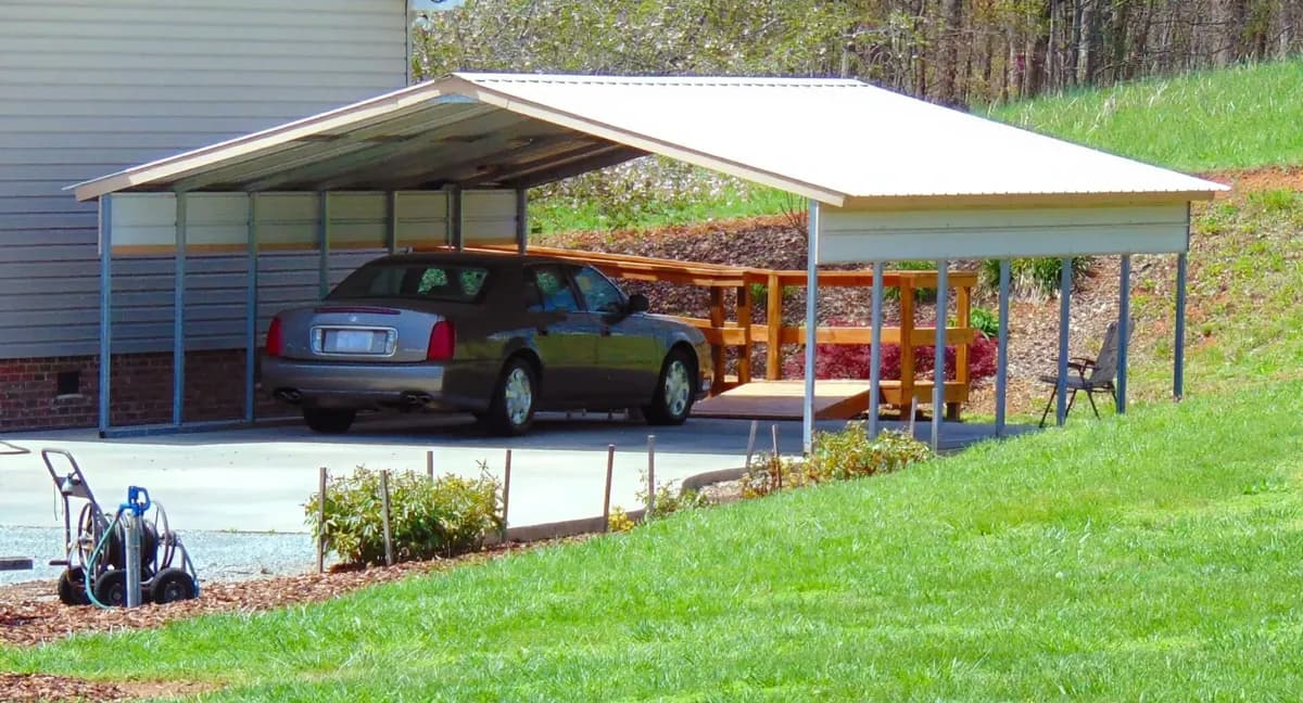 Vertical Roof Metal Carport