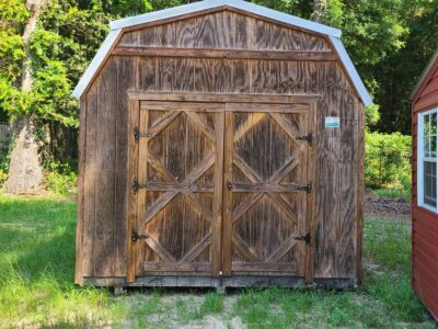 Stained Portable Building