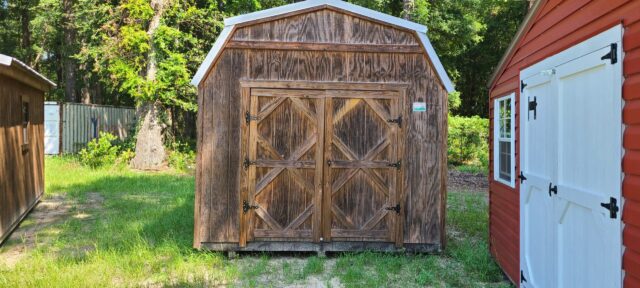 Stained Portable Building