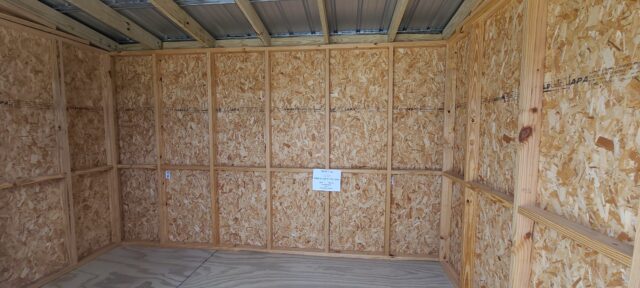 Ash Grey Black 8x12 Portable Building - Image 3